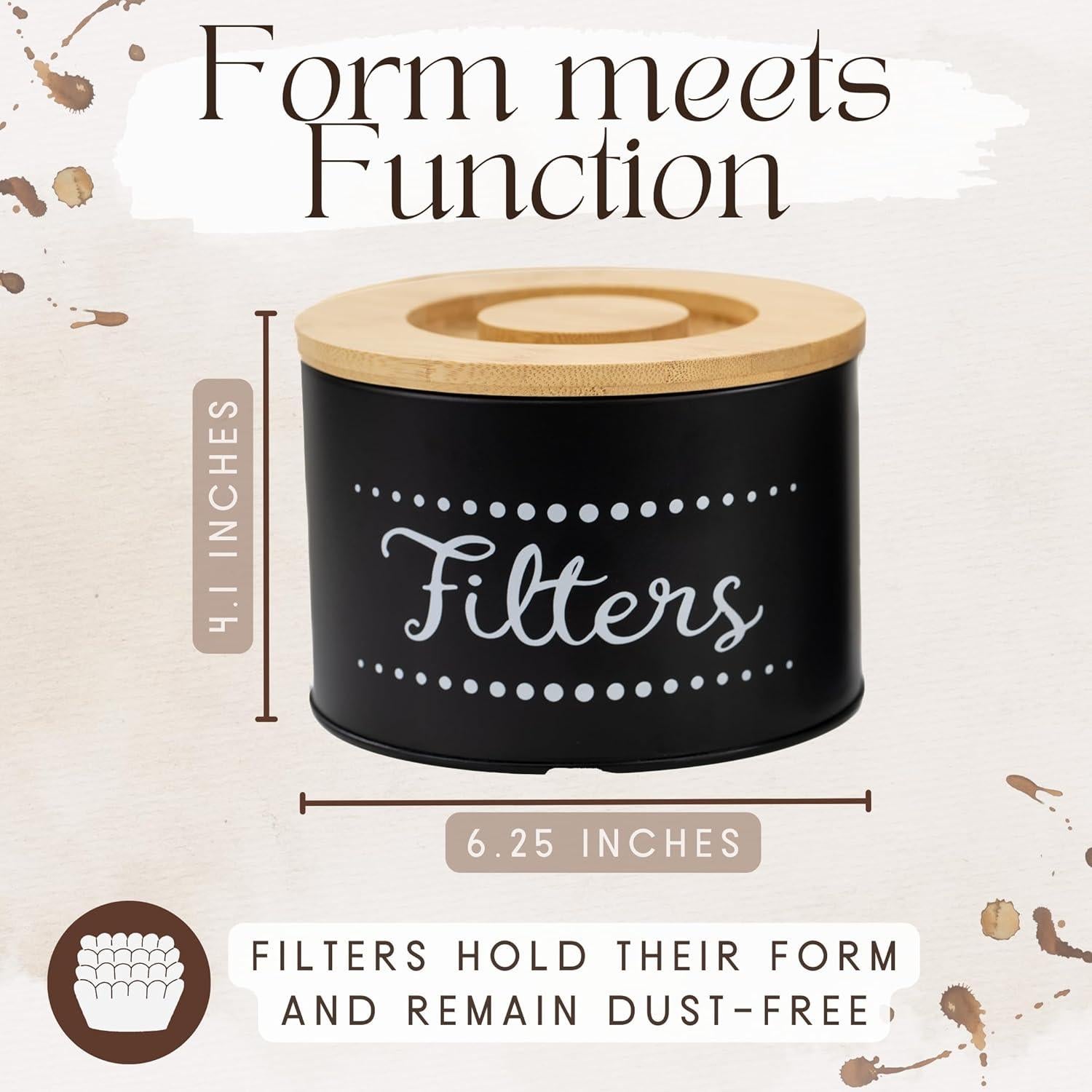 Soporte para Filtros de Café Shantou Zhangwu - Organizador Redondo 16 cm