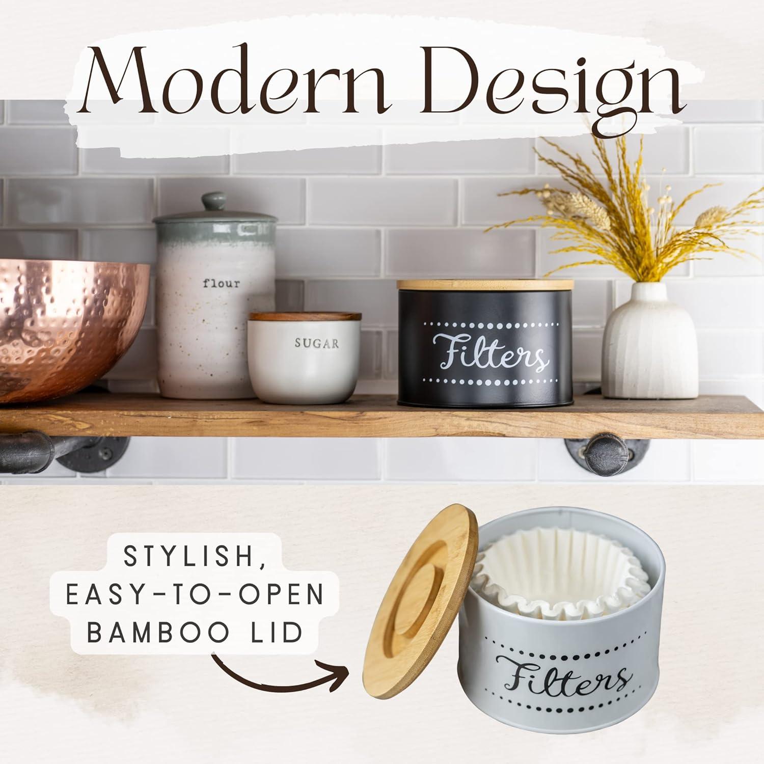 Soporte para Filtros de Café Shantou Zhangwu - Organizador Redondo 16 cm