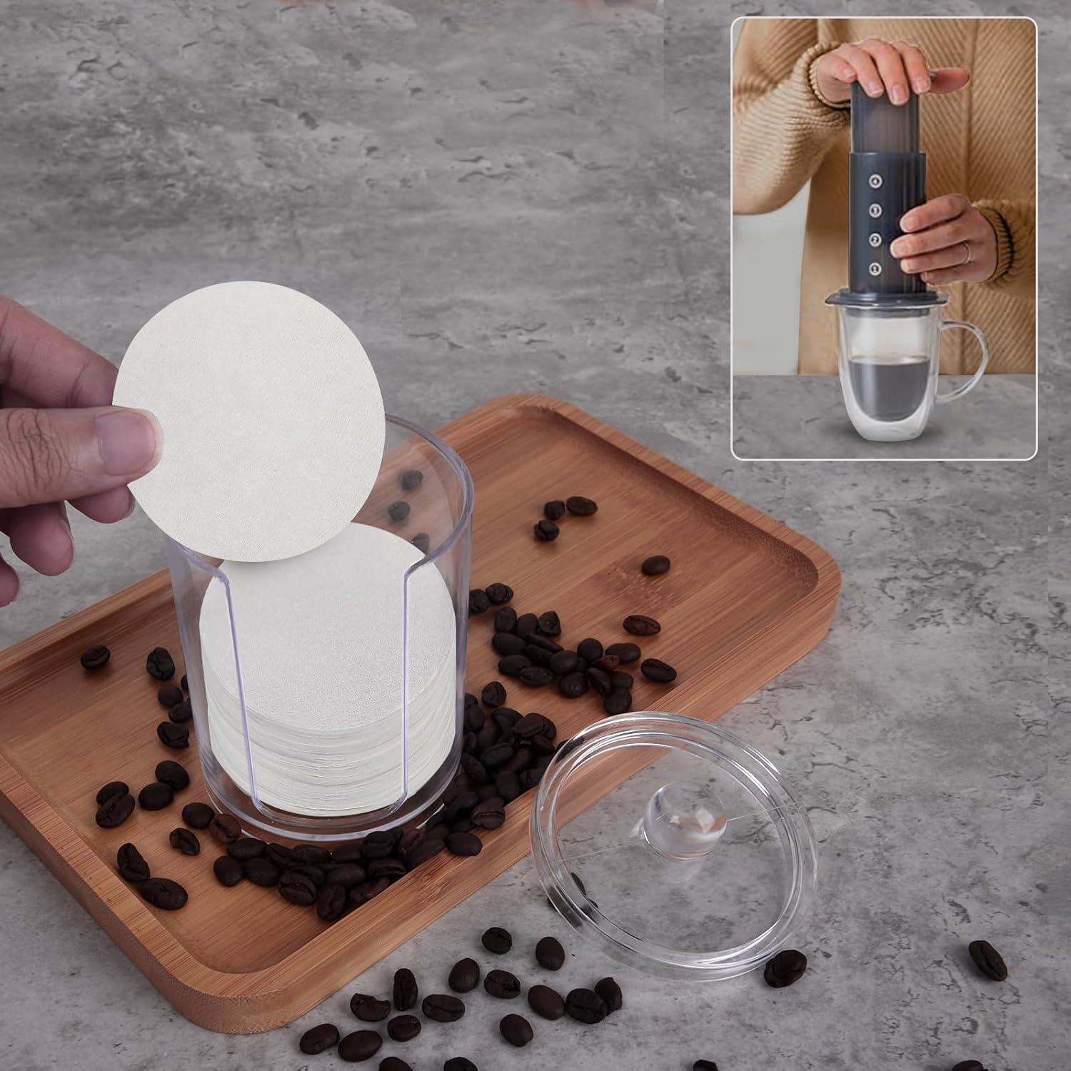 Contenedor de Almacenamiento para Filtros de Café Wiojtry 500u