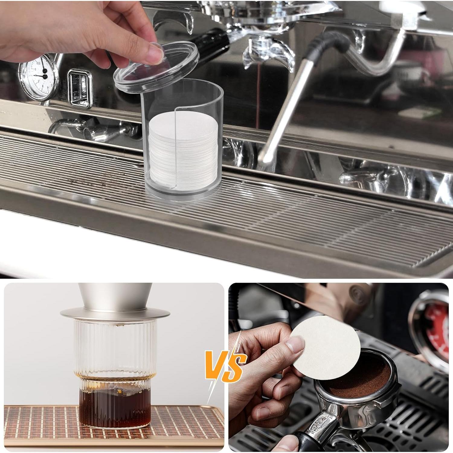 Contenedor de Almacenamiento para Filtros de Café Wiojtry 500u