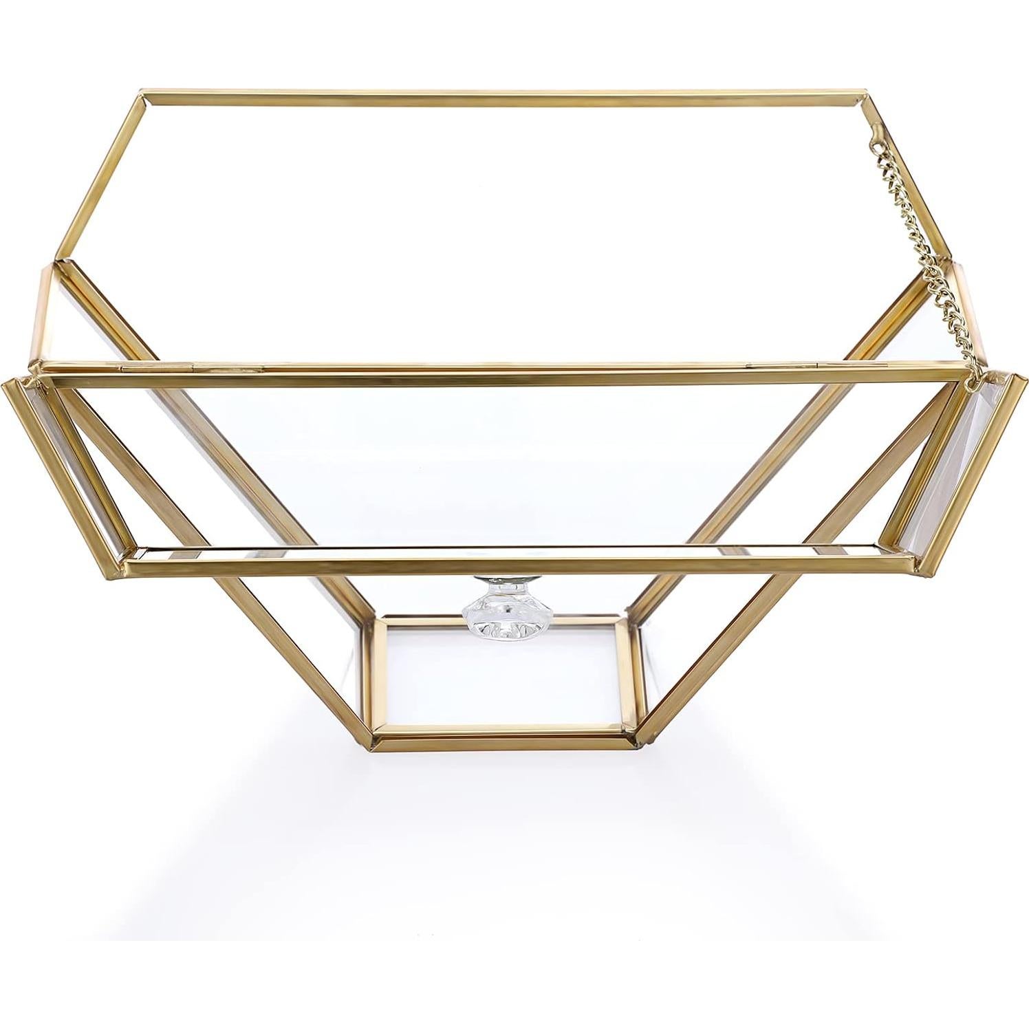 Soporte de Filtro de Café ELLDOO de Vidrio y Metal Dorado