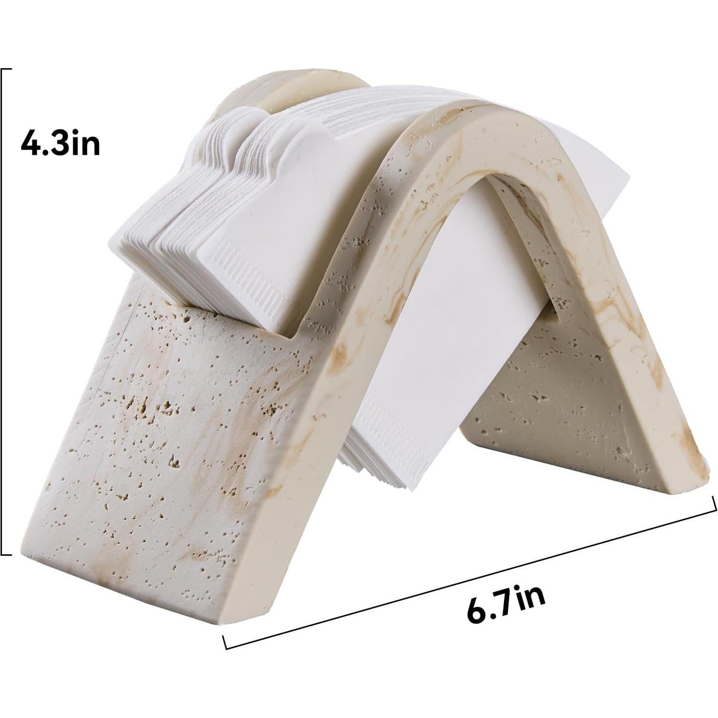 Soporte para Filtros de Café HOLOLA Beige Tamaño 4 Resina