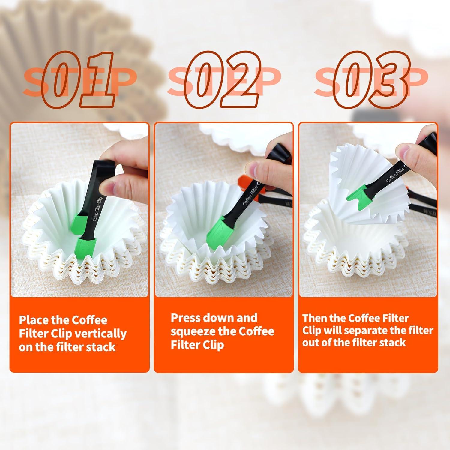 Paquete de 2 Clips Separadores de Filtros de Café WSBXBB