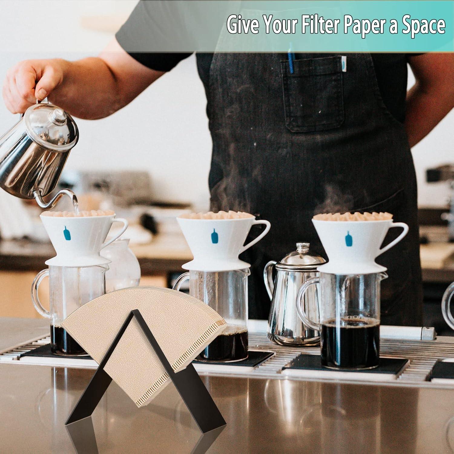 Portafiltros de Café Cono Negro Genérico Metal 19 cm