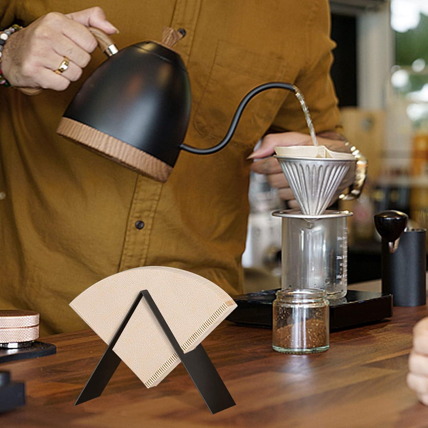 Portafiltros de Café Cono Negro Genérico Metal 19 cm