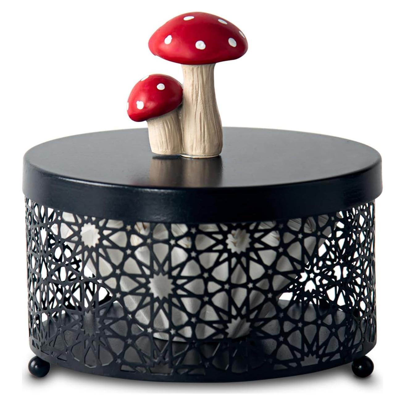 Soporte de Filtros de Café dgudgu - Acero Negro 16.7x17x12.5 cm