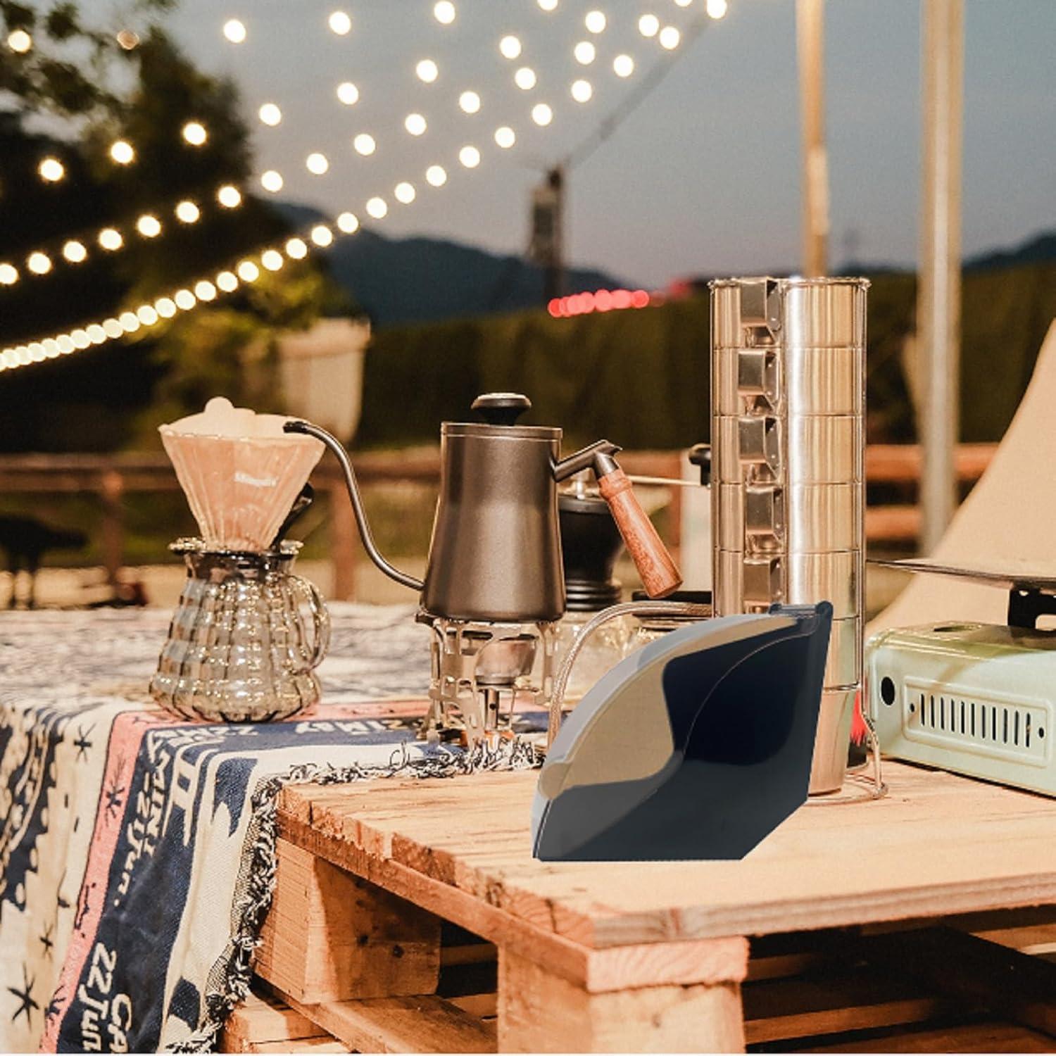 Soporte para Filtros de Café MIAO JIN con Tapa a Prueba de Polvo