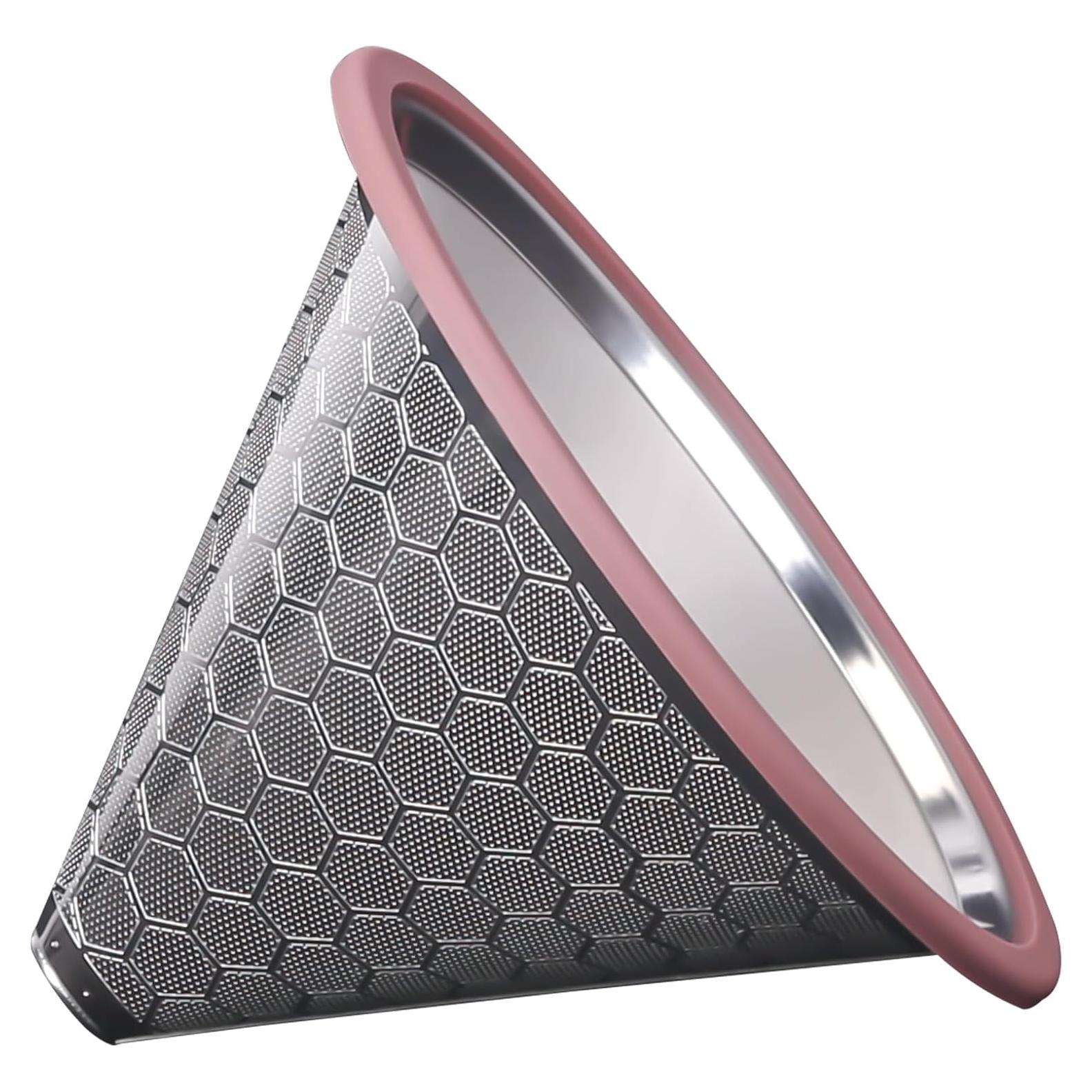 Filtro de Café Reutilizable MISETTO Acero Inoxidable Cono