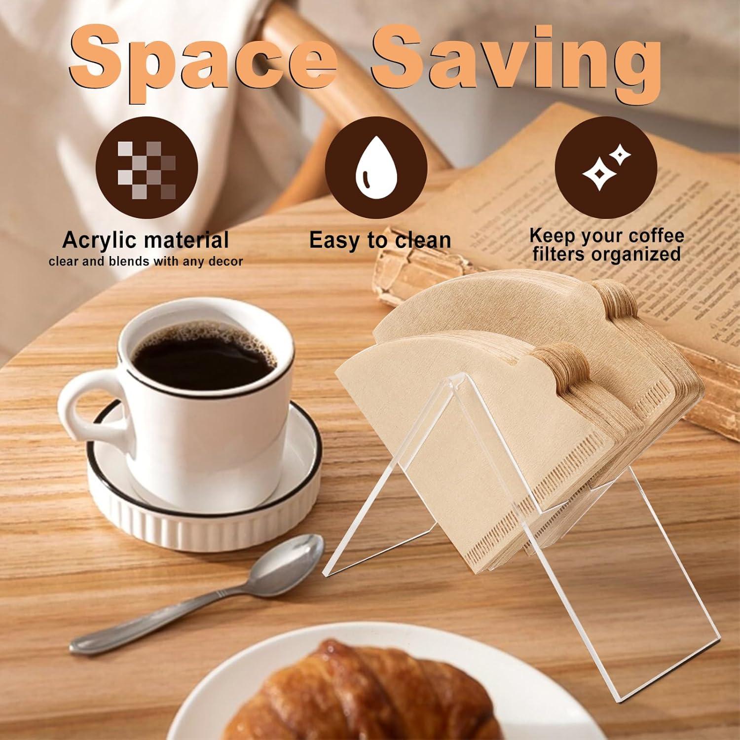 Soporte de Filtros de Café Acrílico HAPY SHOP 2 PCS #01 #02