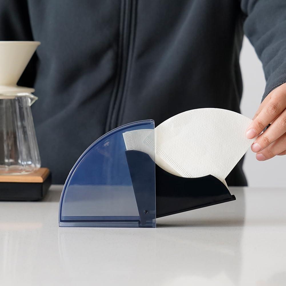 Soporte de Filtro de Café en Cono Watchget Acrílico Negro
