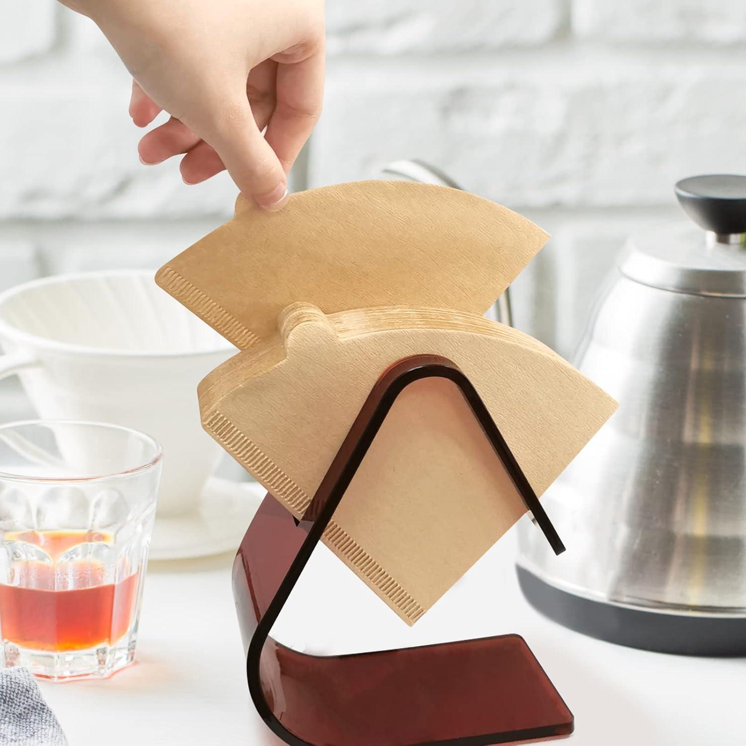 Soporte de Filtro de Café Acrílico PURIMADE 5mm Cono Marrón
