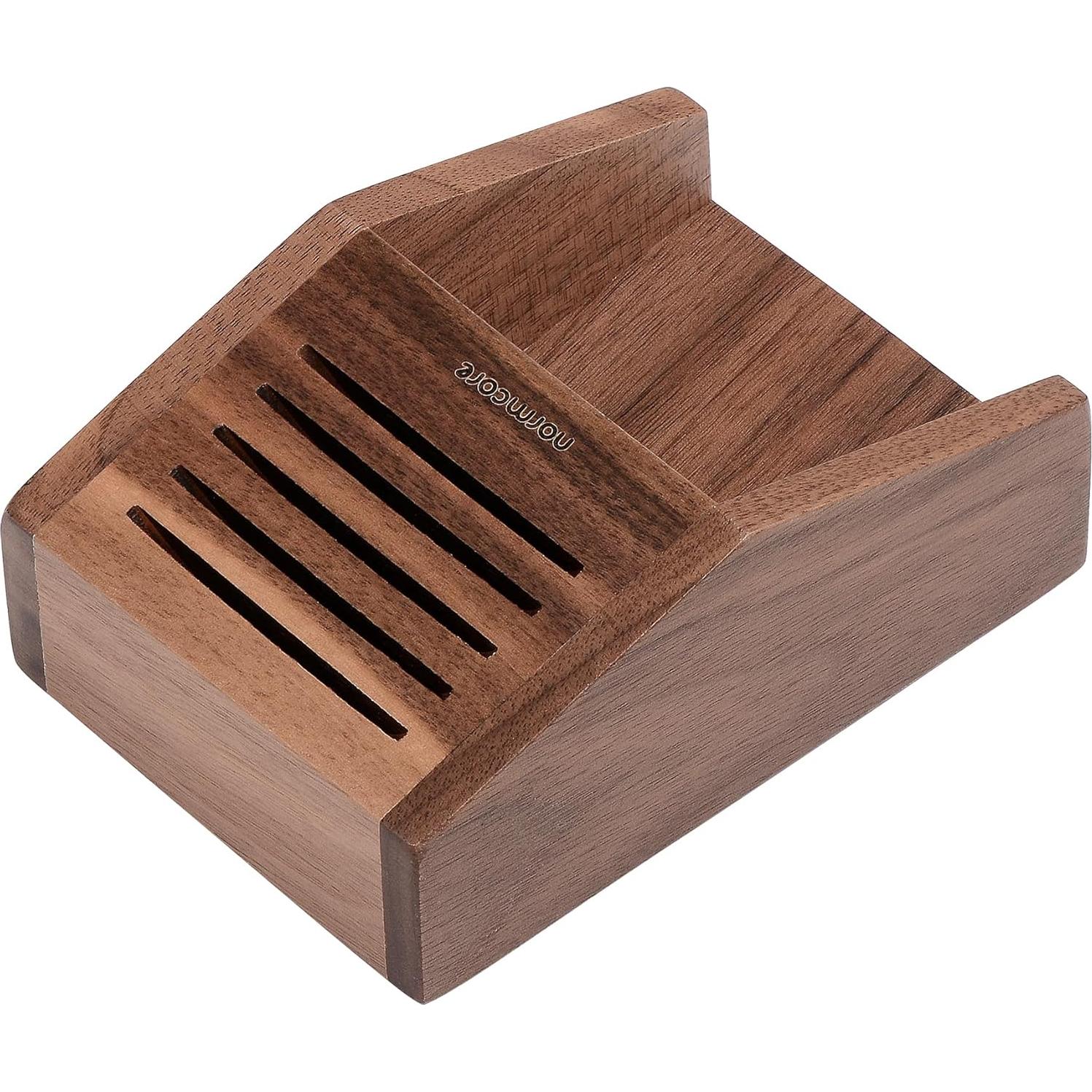 Soporte Organizador de Filtros de Espresso Normcore - Madera de Nogal