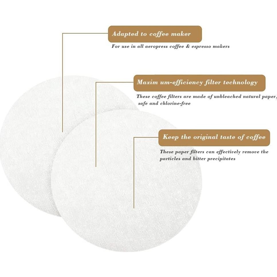 Soporte de Filtros de Café CAFEMASY con 742 Filtros de Papel