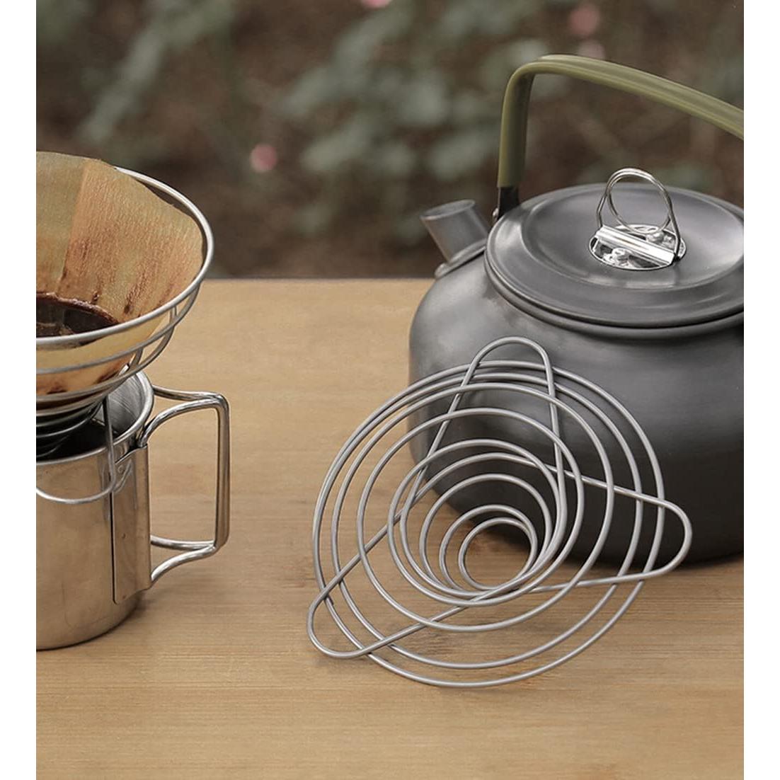 Soporte de Filtro de Café Plegable MERMOO YILAN Acero Inoxidable