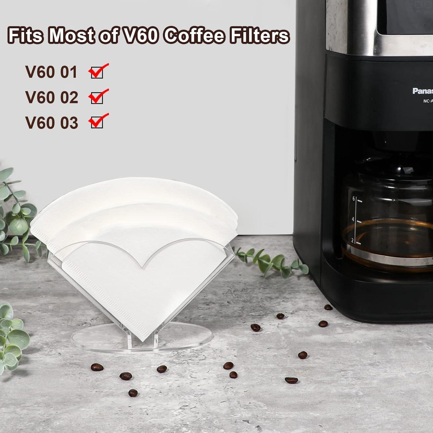 Soporte para Filtros de Café V60 Kamehame Acrílico Transparente