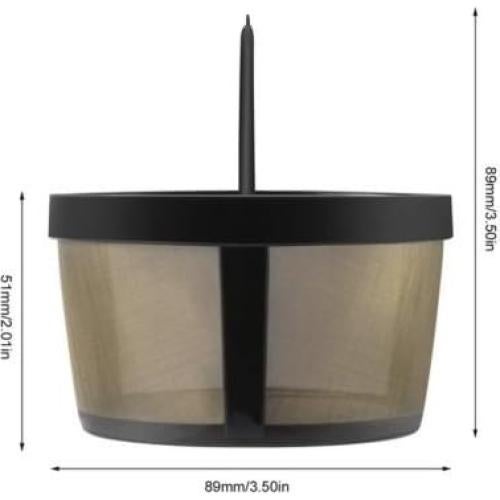 Filtro de café reutilizable GoldTone 4 tazas acero inoxidable