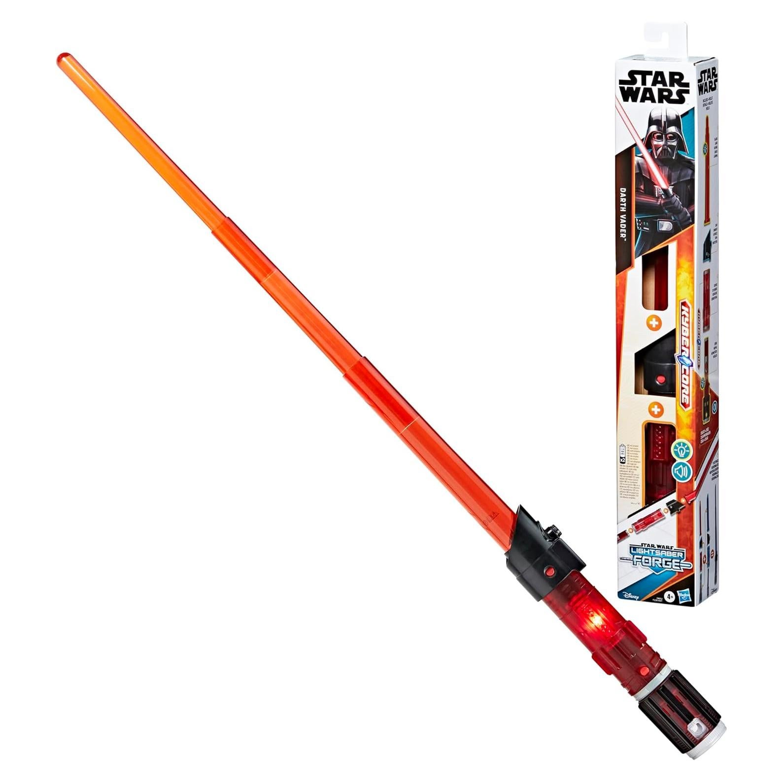 Sable de Luz Electrónico Darth Vader Kyber Hasbro Rojo