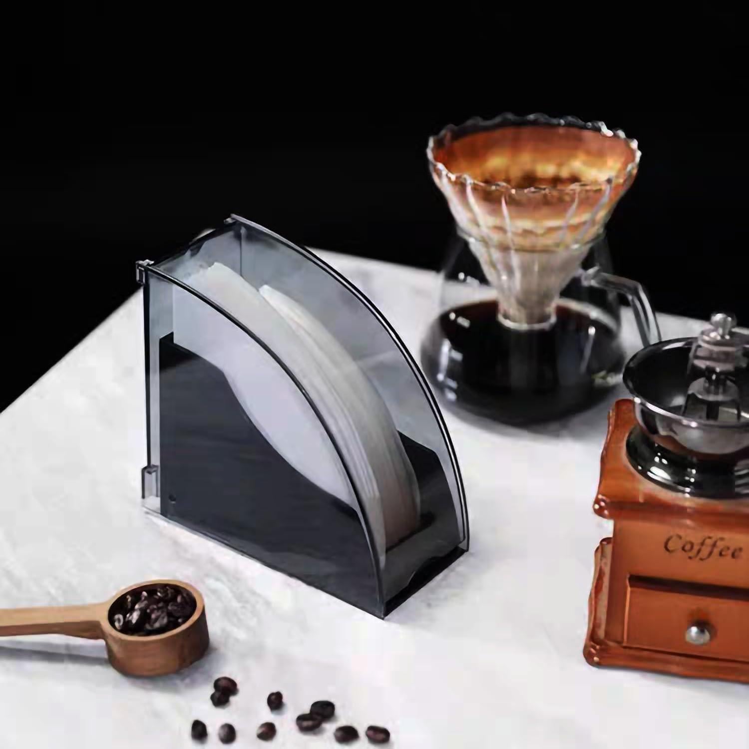 Soporte de Papel para Filtros de Café Kilimazart Grande Curvado