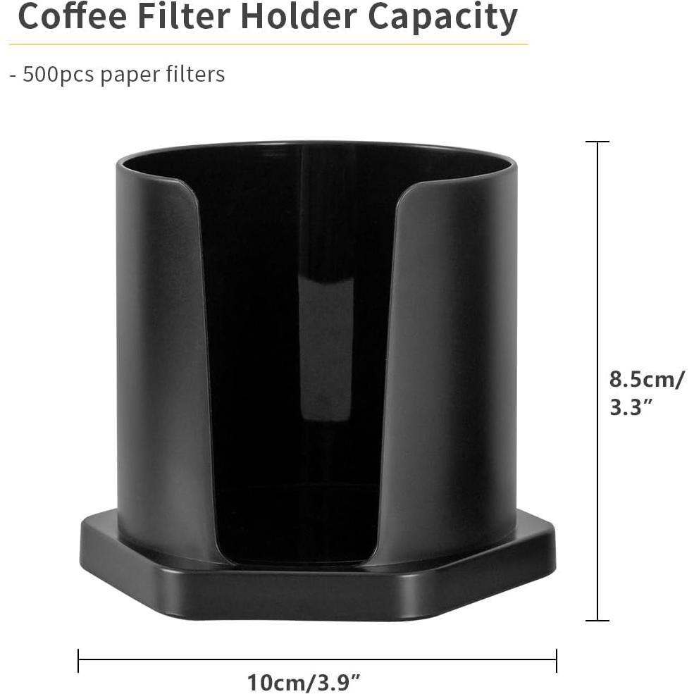 Soporte de Filtro de Café CAFEMASY con 200 Filtros Aeropress XL