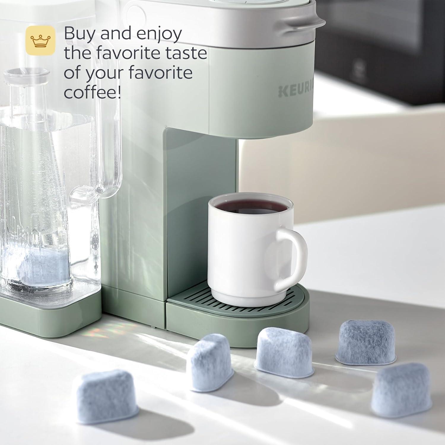 Soporte y 12 Filtros de Agua GoodCups para Cafeteras Keurig