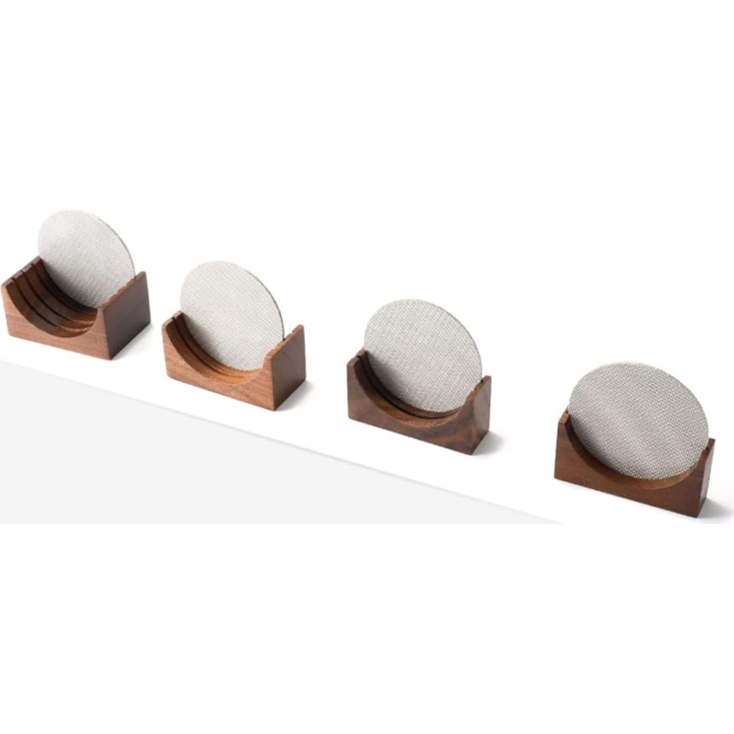 Soporte de Madera para Portafiltro de Café WsjiaboFux 51/53/58mm