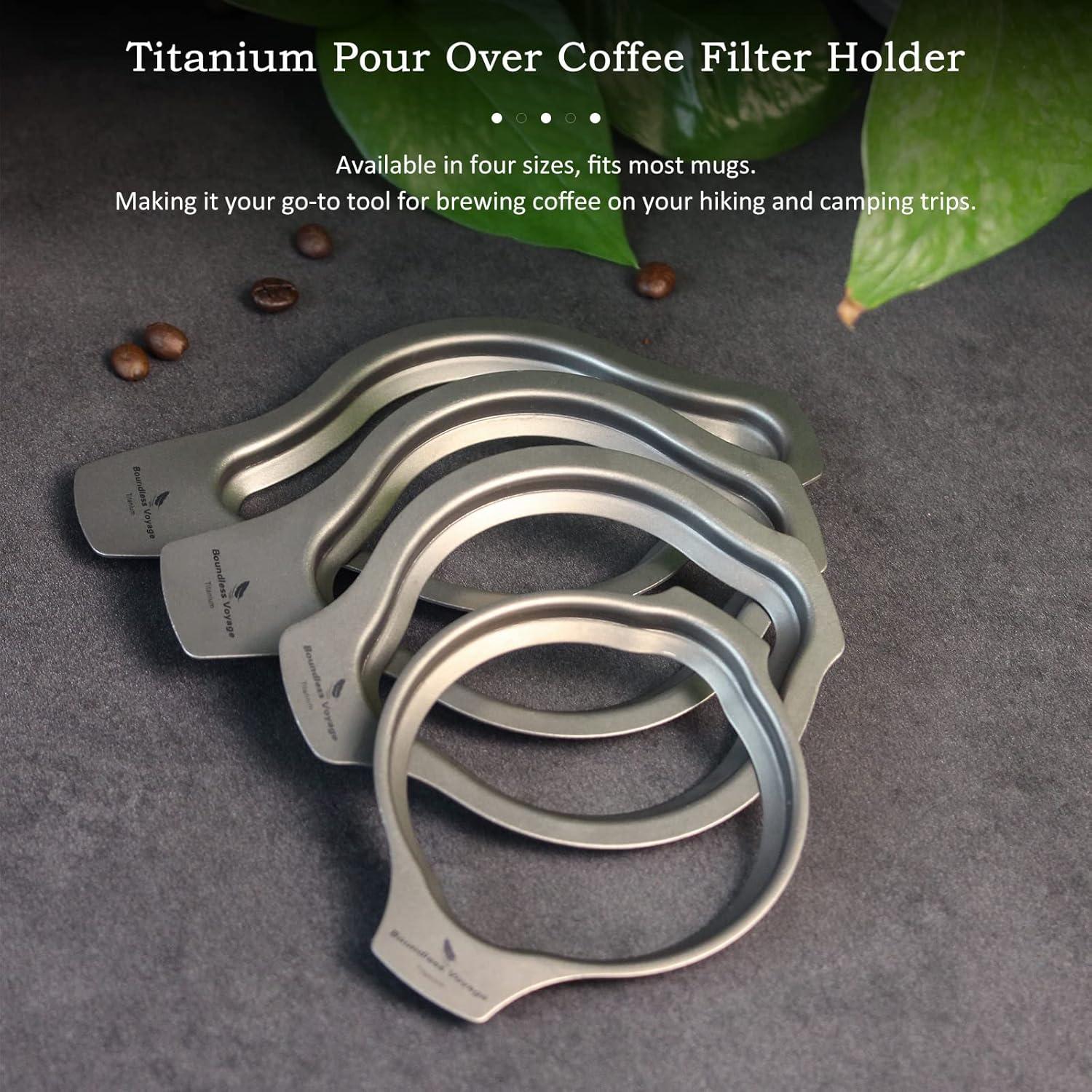 Soporte de Filtro de Café Titanio Boundless Voyage M 106x87mm