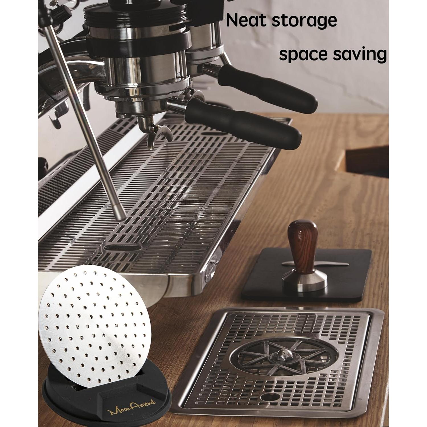 Soporte de Pantalla de Puck de Café DZ-1 - Silicona Negra