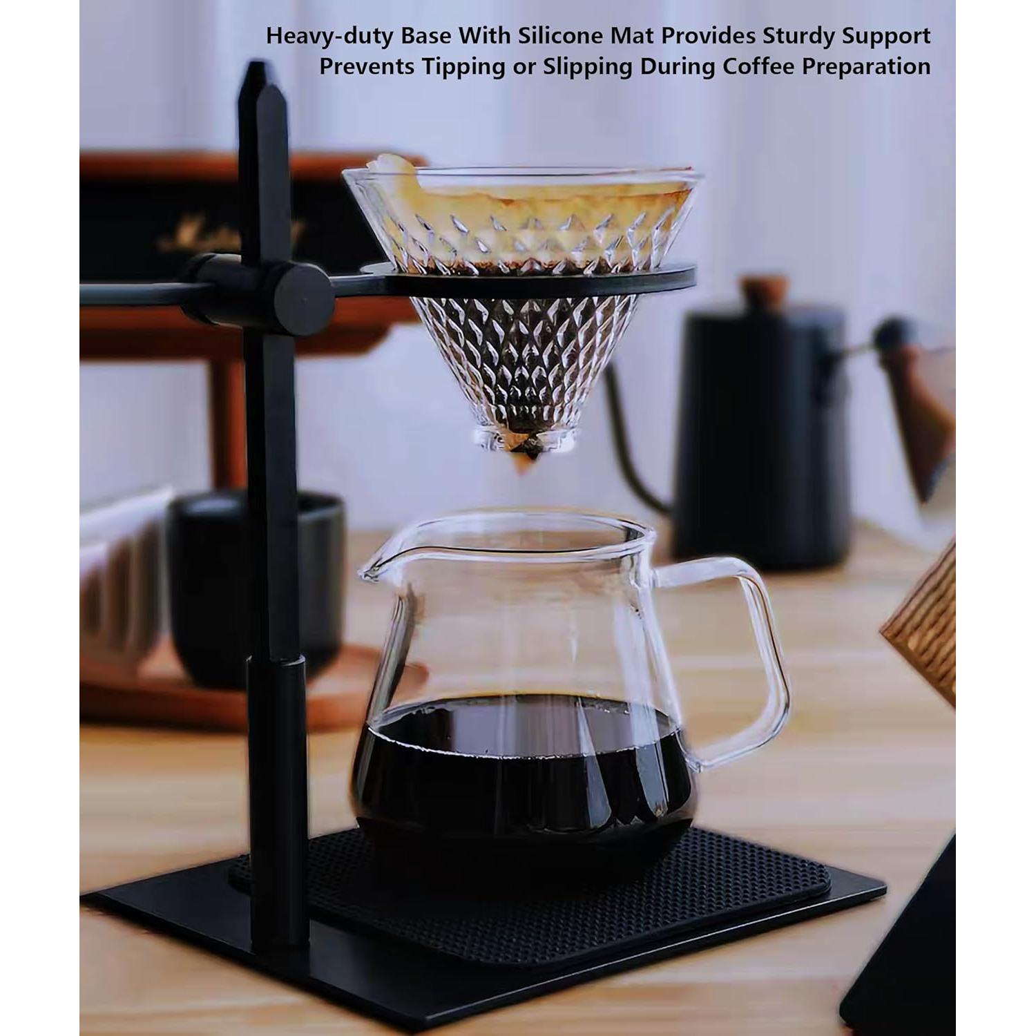 Soporte Ajustable para Cafetera de Goteo Makidar Negro