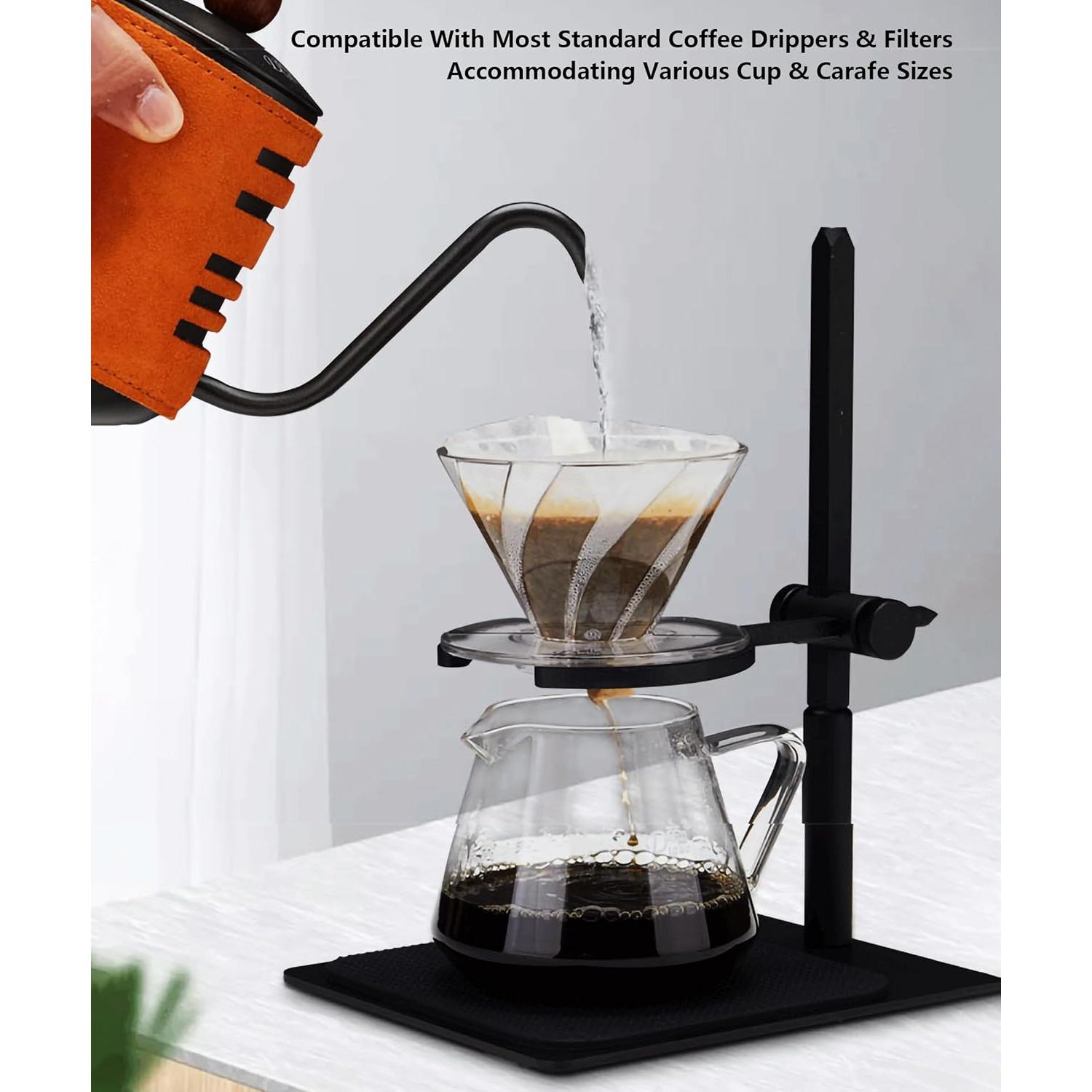 Soporte Ajustable para Cafetera de Goteo Makidar Negro
