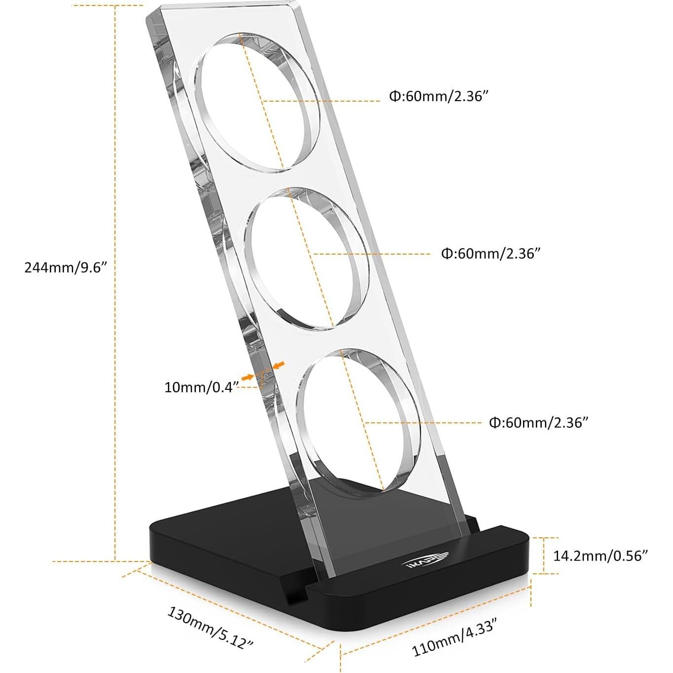 Soporte de Exhibición para Canasta de Filtro IKAPE 54mm/58mm