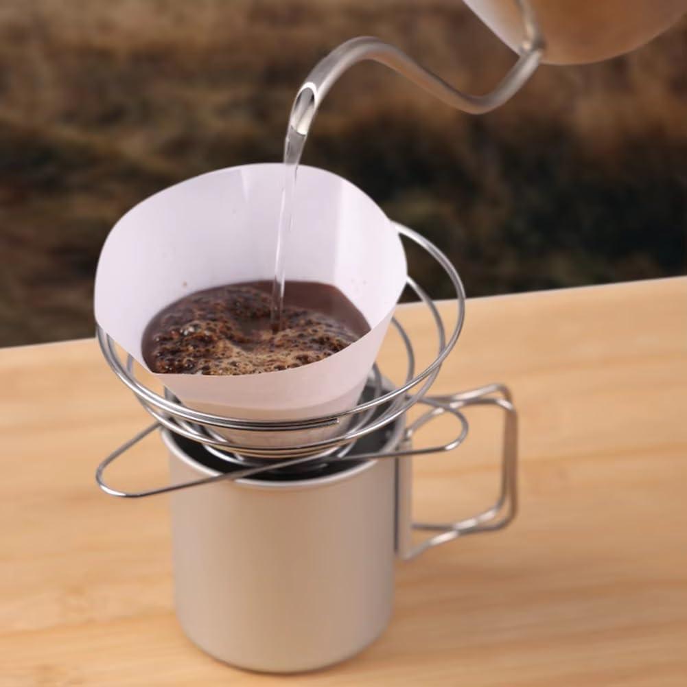 Paquete de 2 Filtros de Café Plegables RecDec Acero Inoxidable