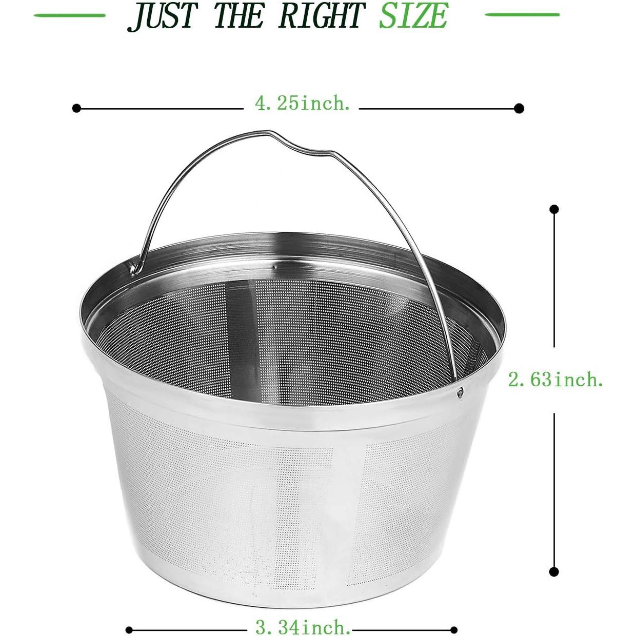 Filtro de café reutilizable YEOSEN de acero inoxidable 1 unidad