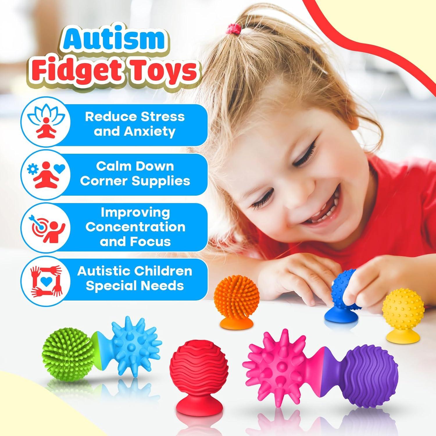 Juguetes Sensoriales Antiestrés 8PCS - Small Fish - Para Niños y Adultos