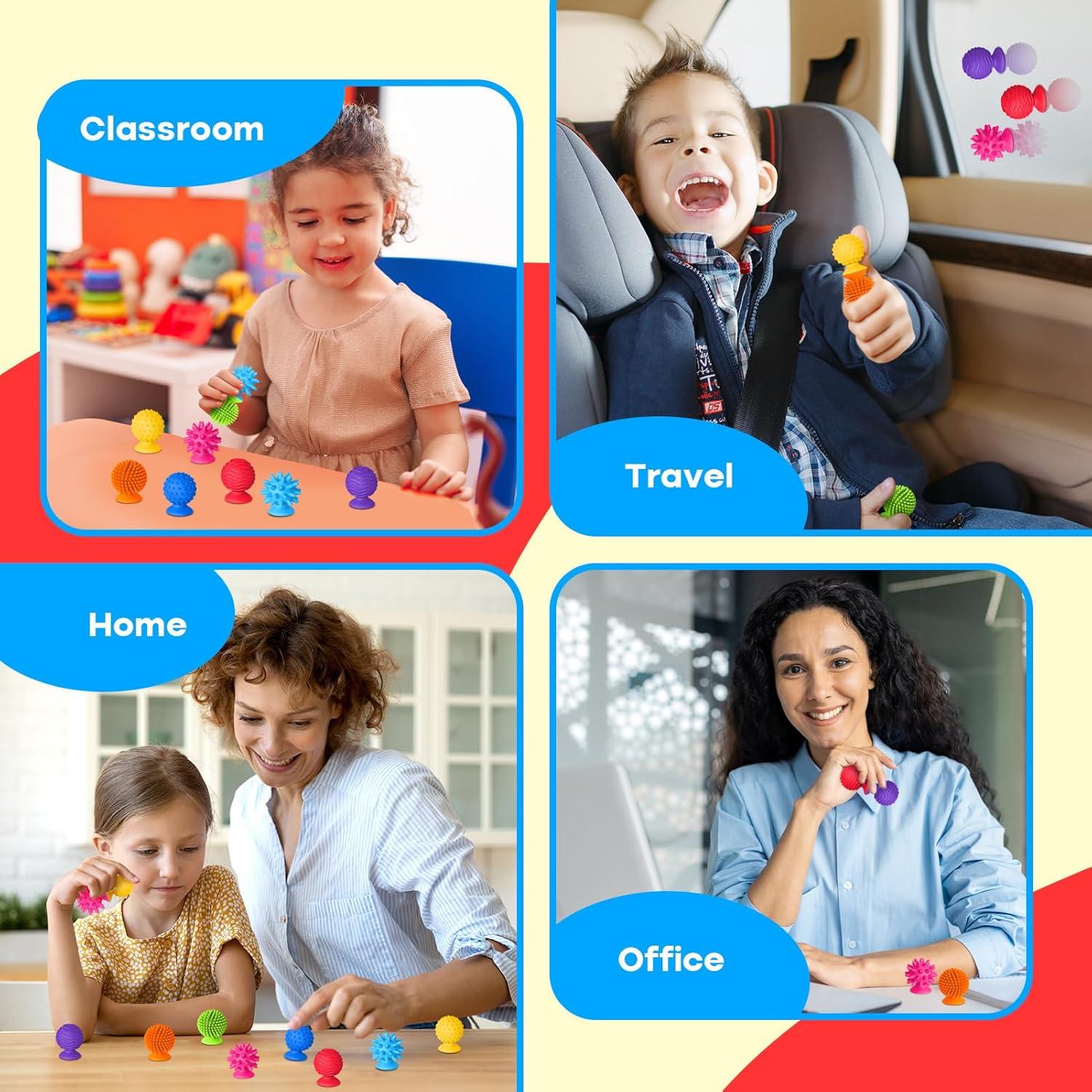 Juguetes Sensoriales Antiestrés 8PCS - Small Fish - Para Niños y Adultos