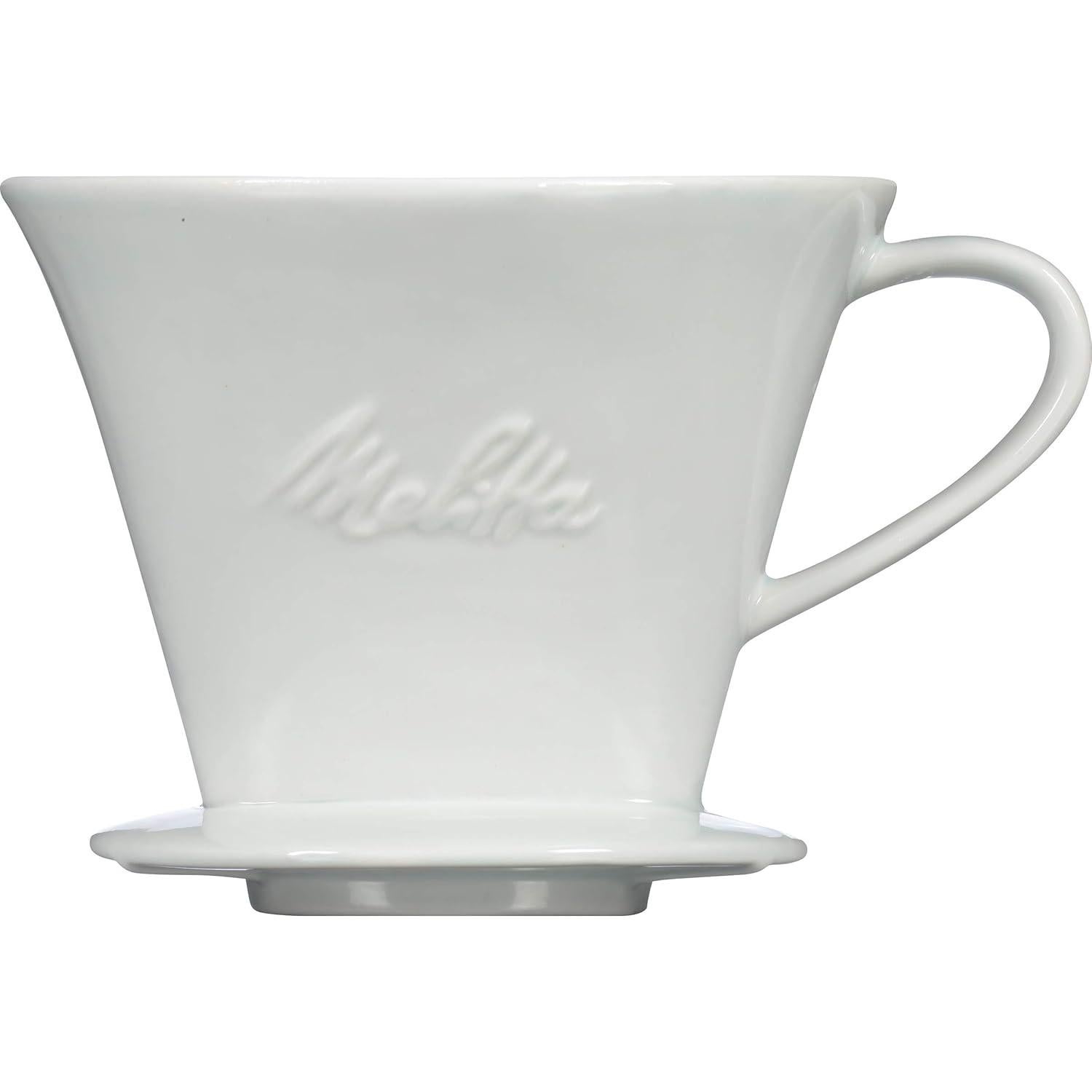Cono de Cafetera de Porcelana Melitta #2 Blanca 1 Cuenta