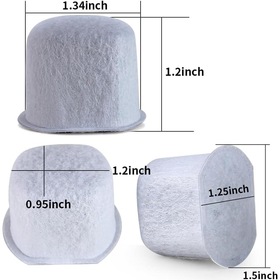 Soporte de Filtro de Agua Anbige con 12 Filtros de Carbón para Cafeteras Ninja