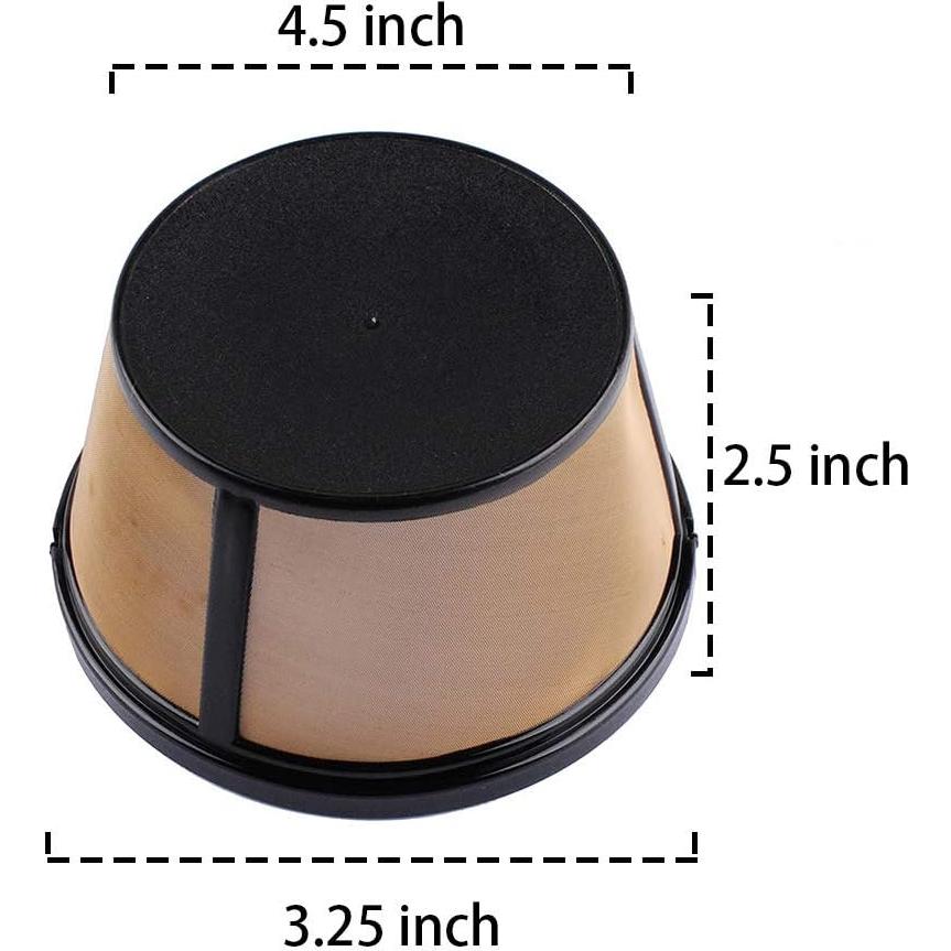 Filtro de café permanente MagiDeal para cafeteras Mr. Coffee 10-12 tazas