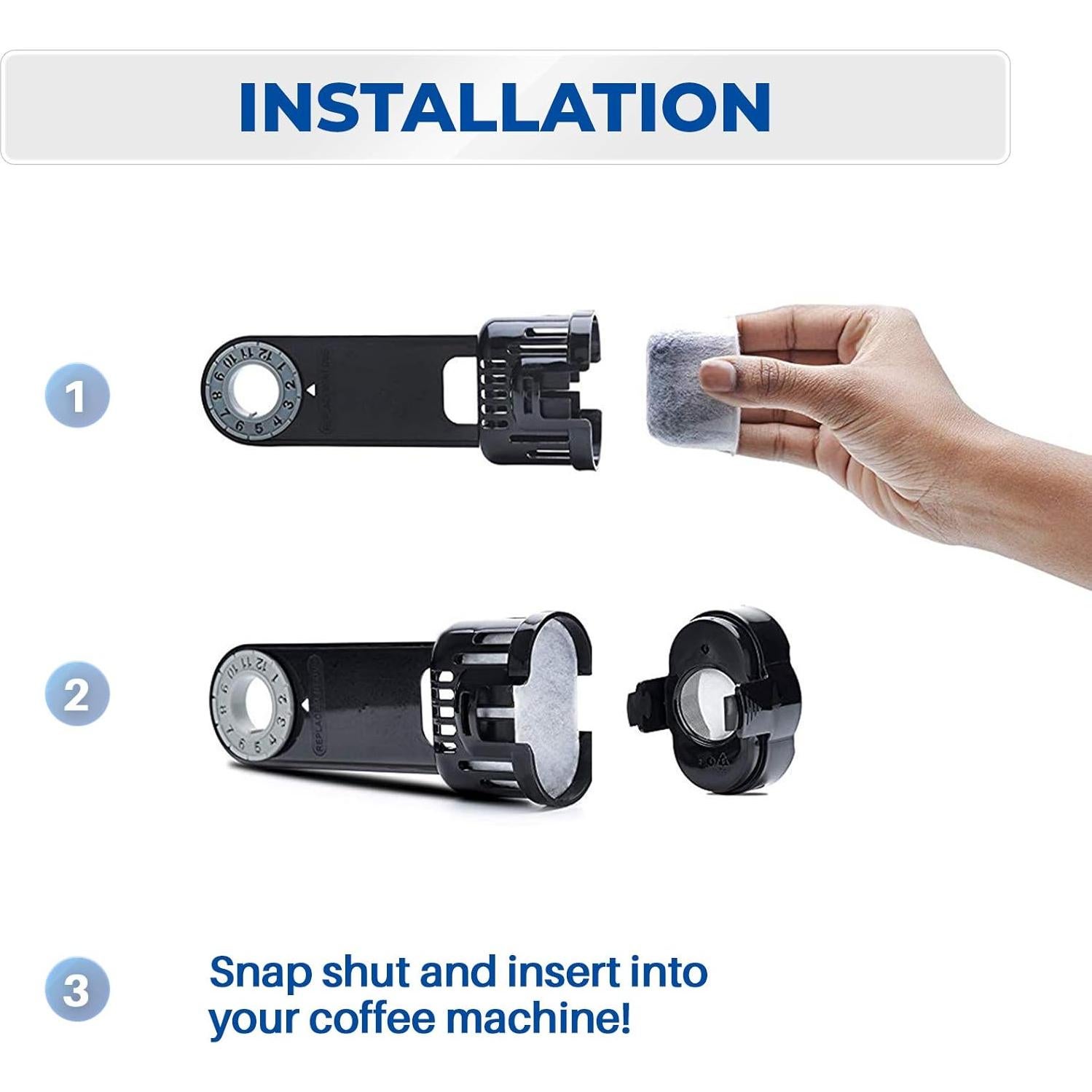 Kit de Reemplazo K&J para Cafeteras Keurig 1.0 - 6 Filtros de Agua