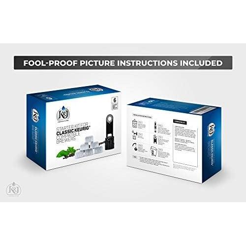 Kit de Reemplazo K&J para Cafeteras Keurig 1.0 - 6 Filtros de Agua