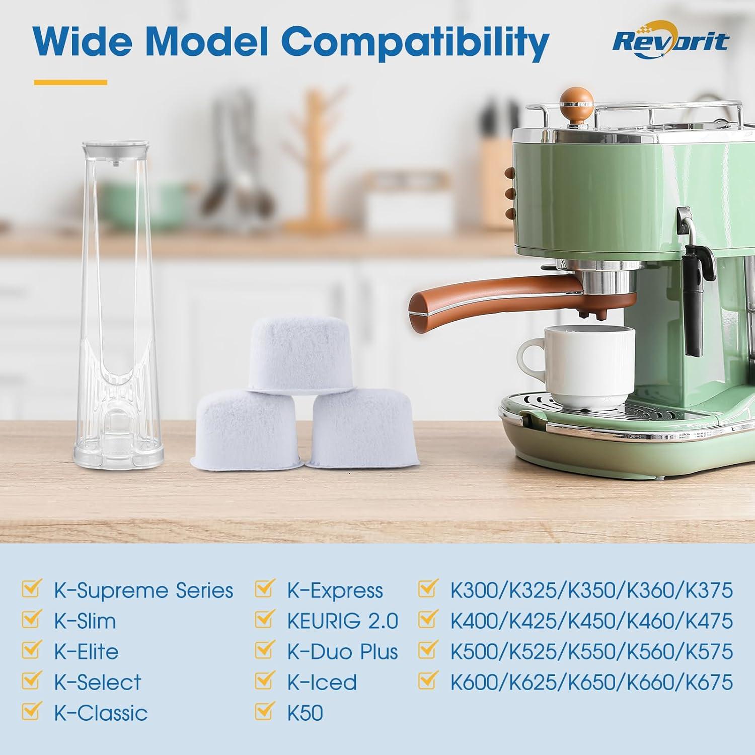 Kit de Filtros de Agua Revorit para Cafeteras Keurig 2.0 - 12 Filtros