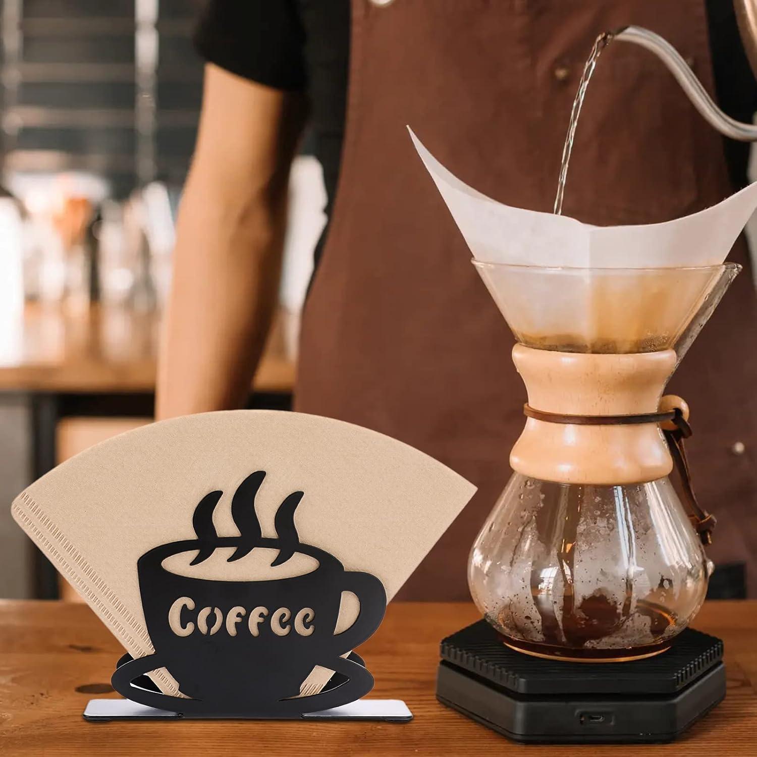 Soporte de Filtros de Café ELLDOO de Metal Montado en Pared