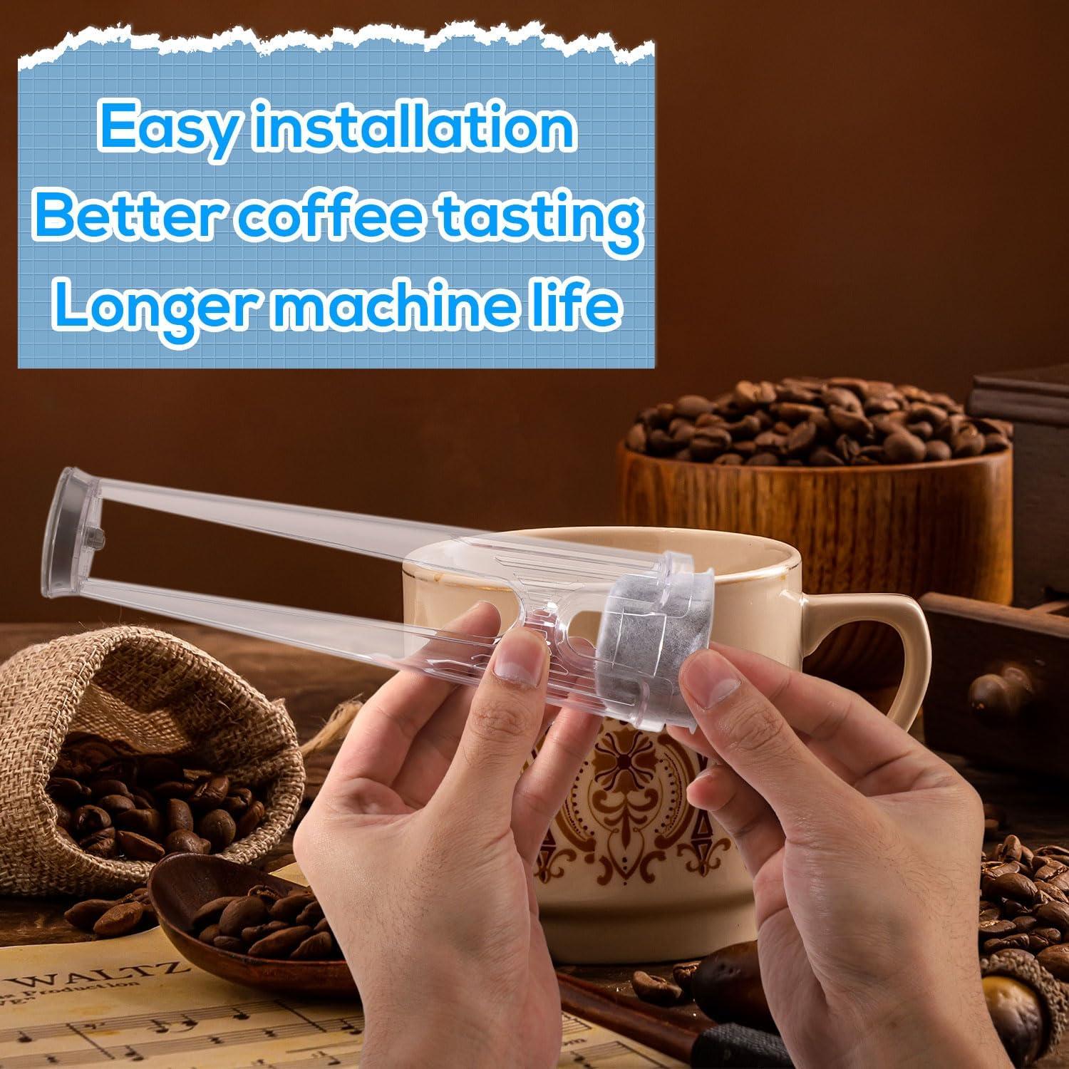 Kit de Filtro de Agua para Cafeteras Keurig 2.0 - 1 Soporte + 3 Cartuchos