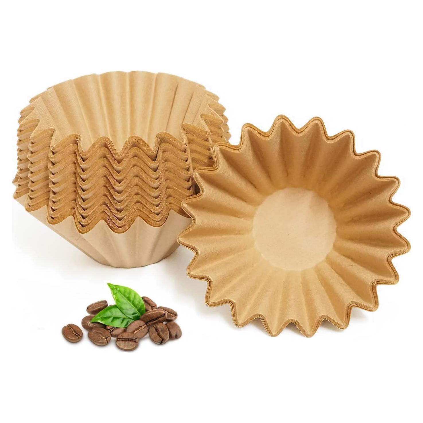 Filtros de café MUCXNIIY 100 unidades sin blanquear 2-5 tazas