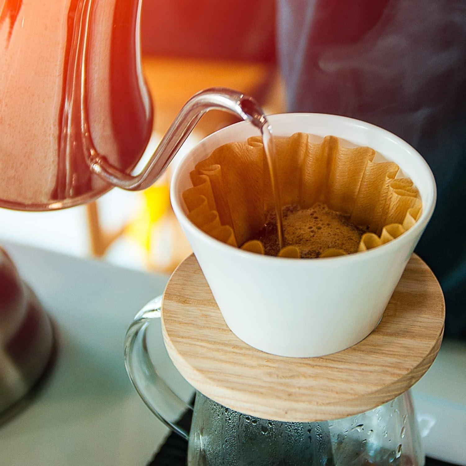 Filtros de café MUCXNIIY 100 unidades sin blanquear 2-5 tazas