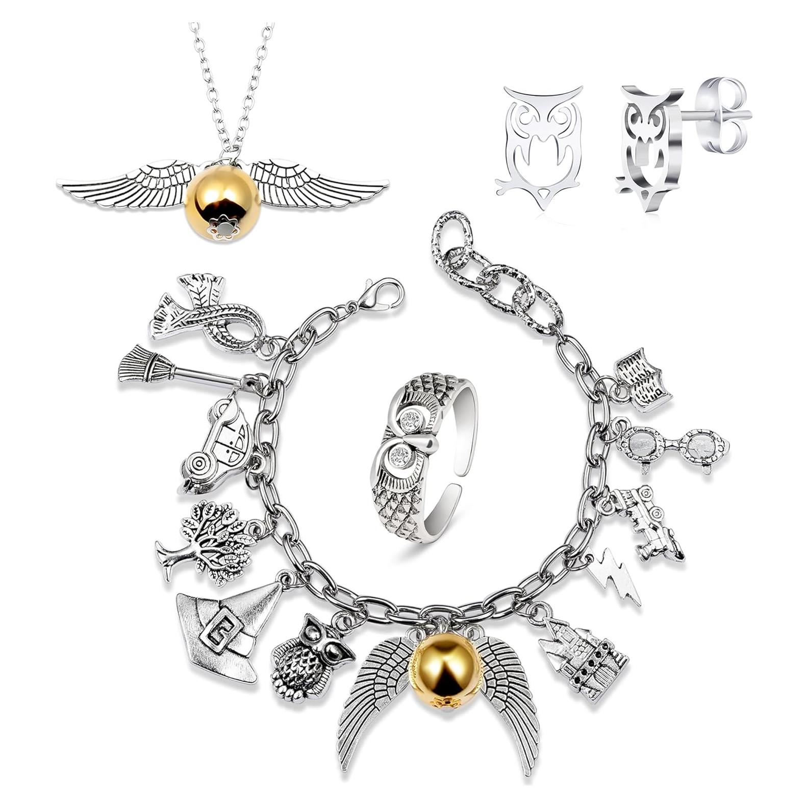 Conjunto de Pulseras de Encanto - Joyería Ajustable para Niñas