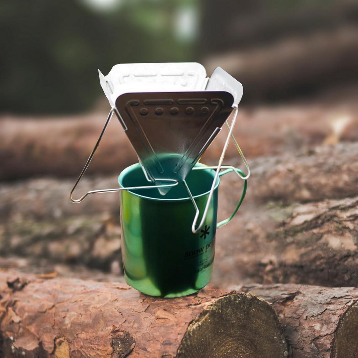 Soporte de Filtro de Café Plegable VANANA Acero Inoxidable 10.16 cm