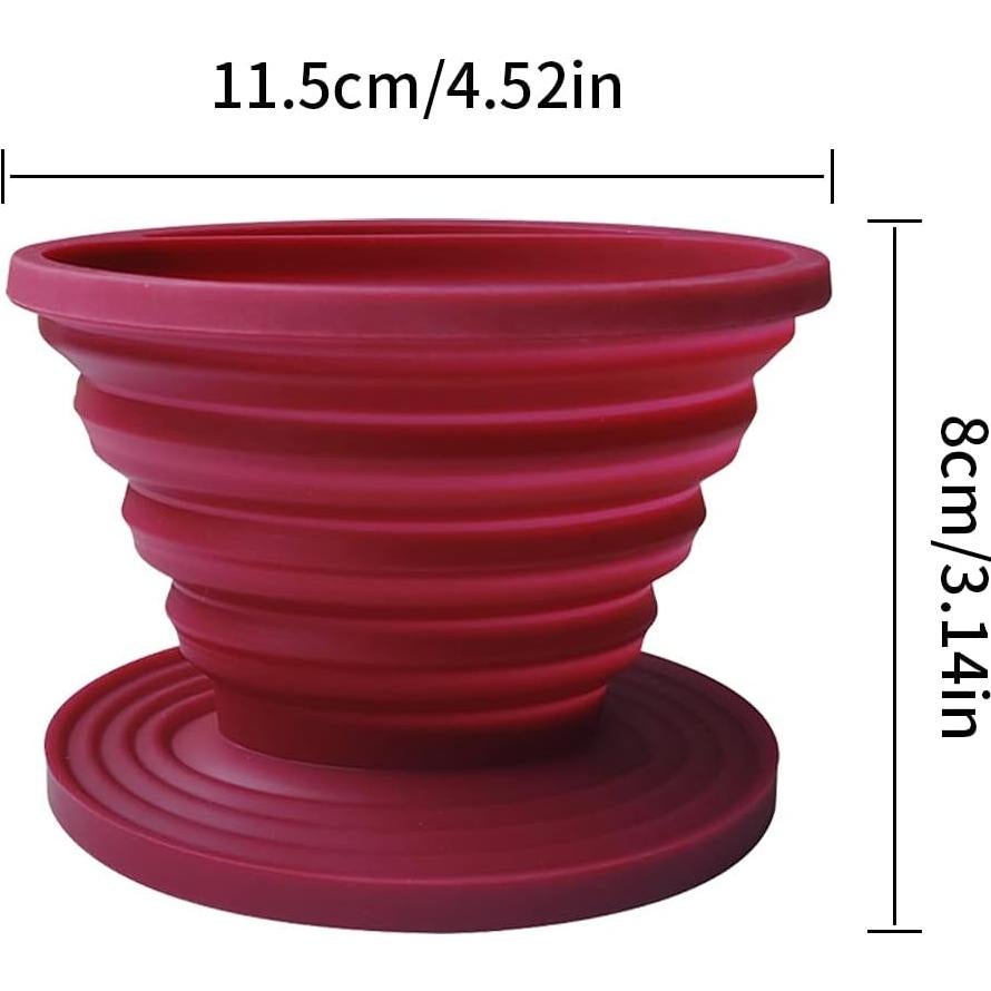 Filtro de café plegable de silicona Zhuohai - 1 unidad