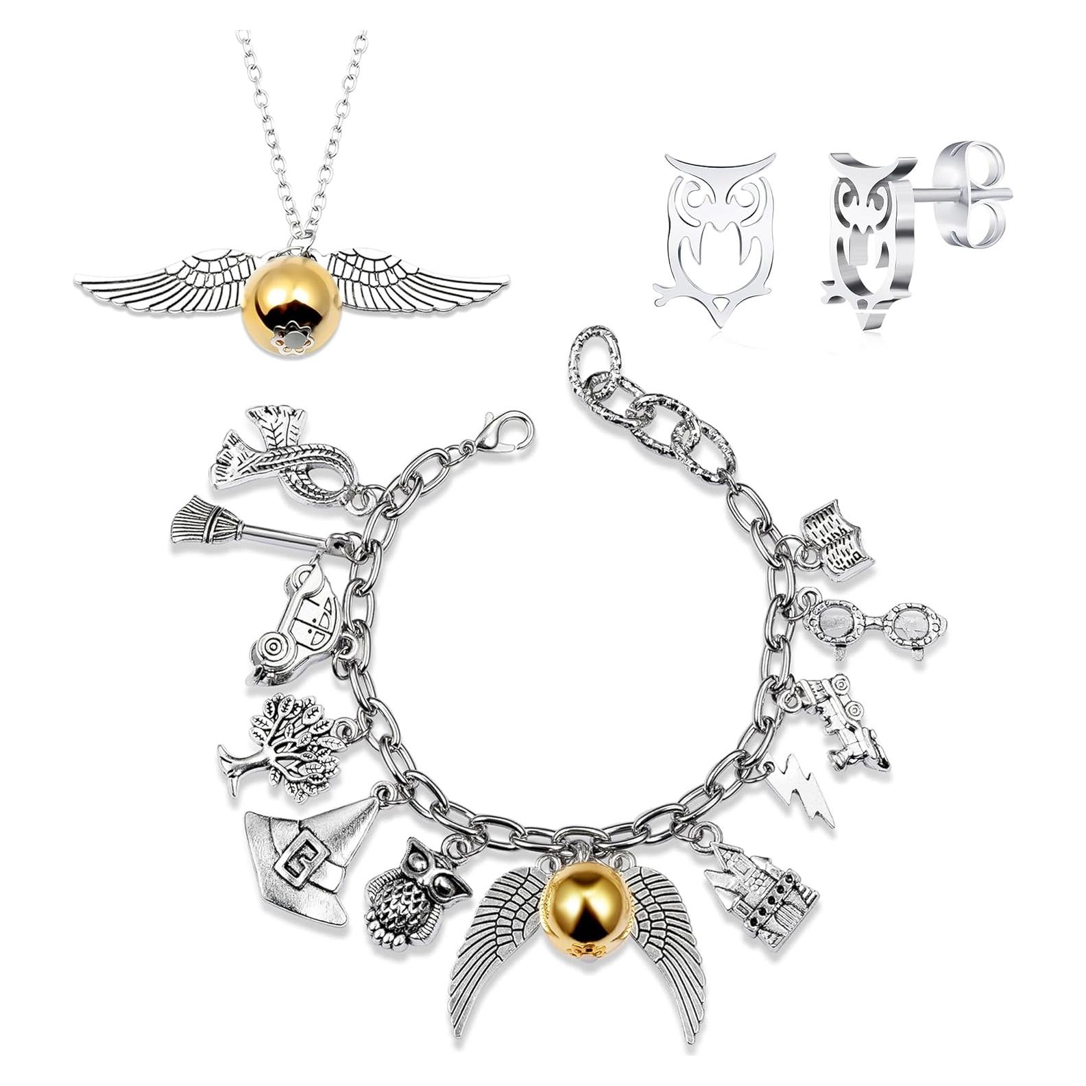 Conjunto de Pulseras de Encanto - Joyería Ajustable para Niñas