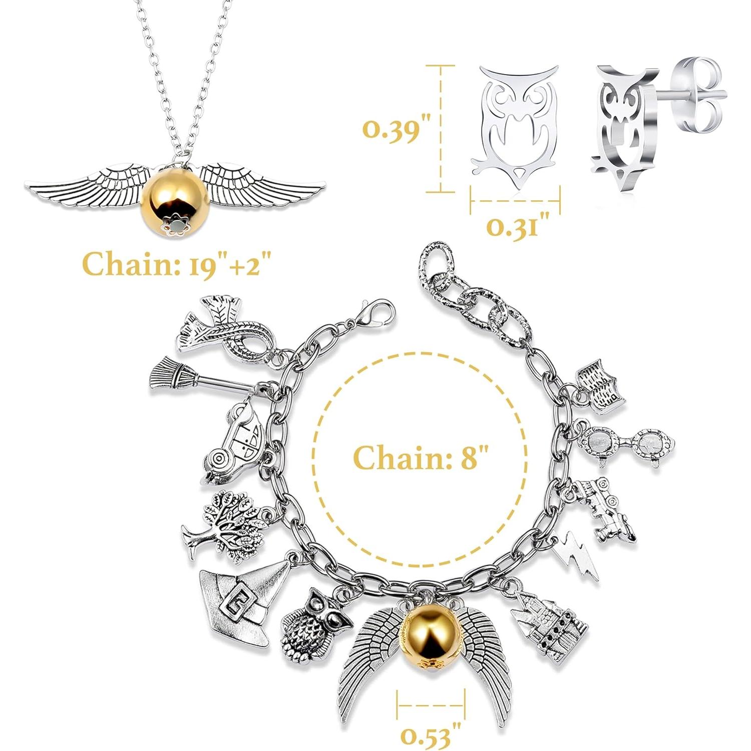 Conjunto de Pulseras de Encanto - Joyería Ajustable para Niñas