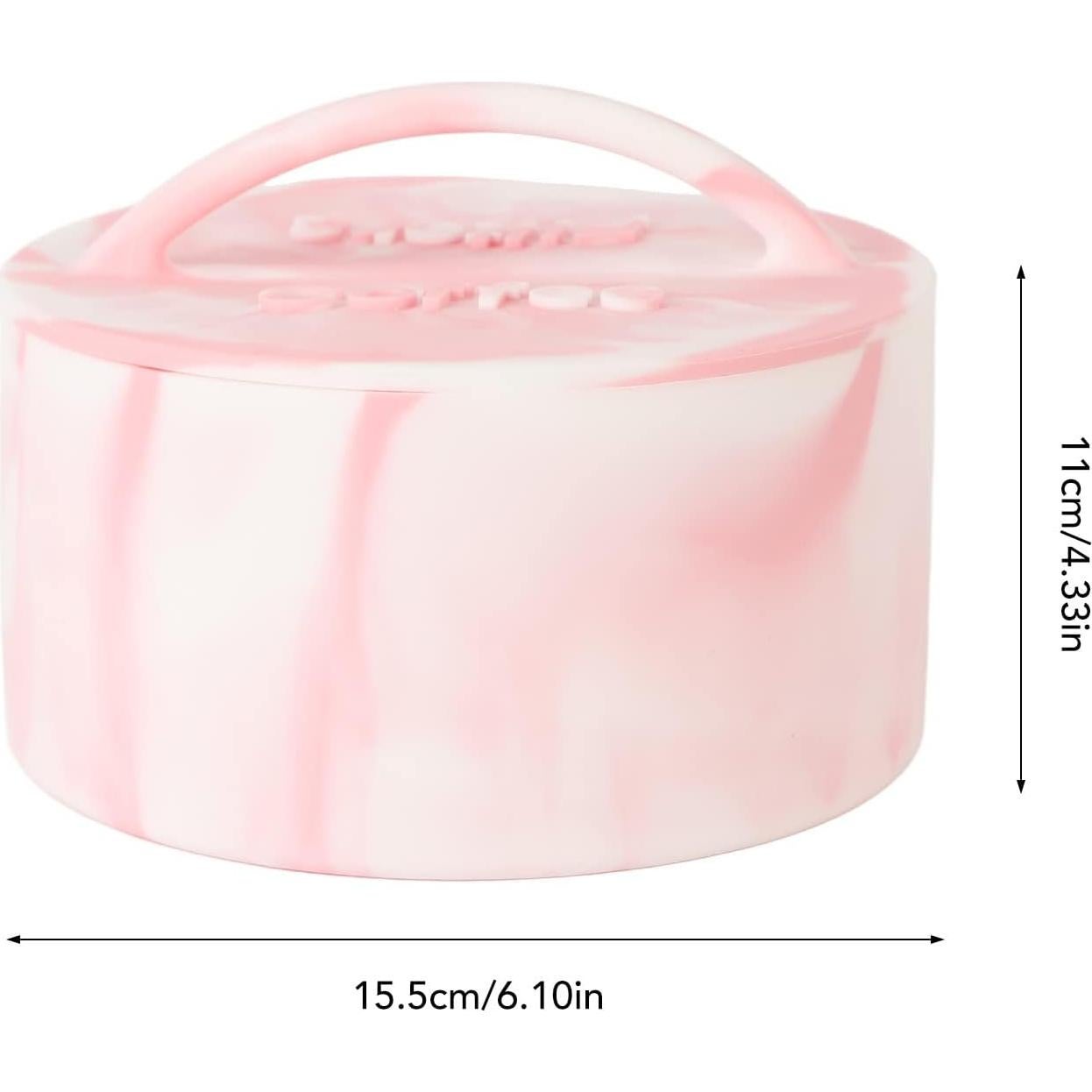 Soporte de Filtro de Café HERCHR Rosa - Organizador Silicona 15.5cm